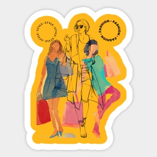 style fashion Sticker